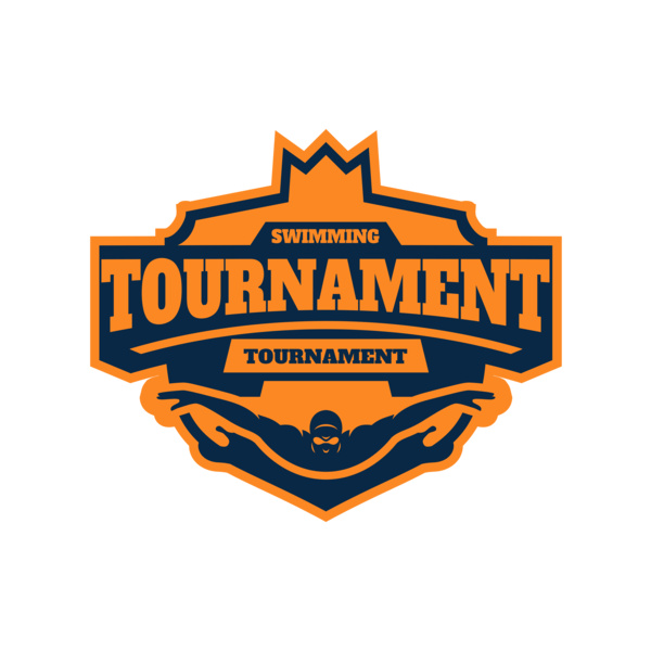 Swimming Tournament logo template Thumbnail
