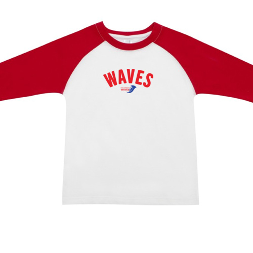 Waves Kids Raglan Thumbnail