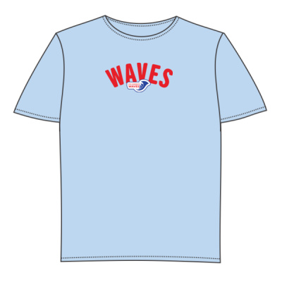 Waves Blue Tee Thumbnail