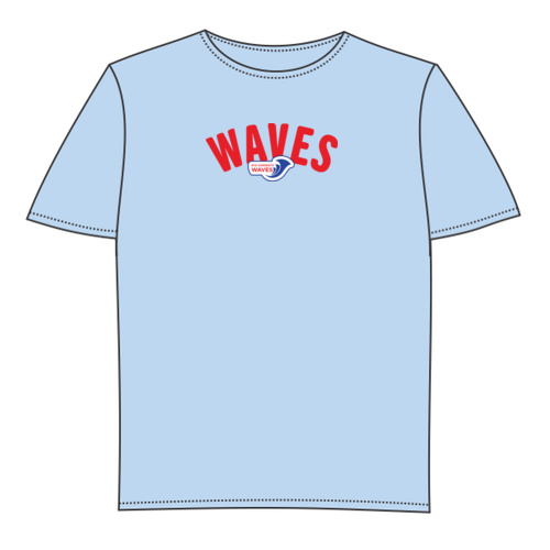 Waves Blue Tee Thumbnail